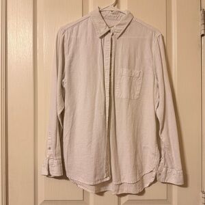 Universal Thread Relaxed Linen-Blend Button-Down Shirt